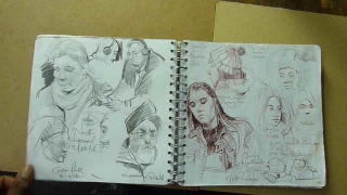 ADEBANJI ALADE'S SKETCHBOOK FROM JULY 2016-JULY 2017