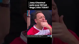 Nathan's Hot Dog Eating Contest 2023 : Joey Chestnut eats over 60 hot dogs