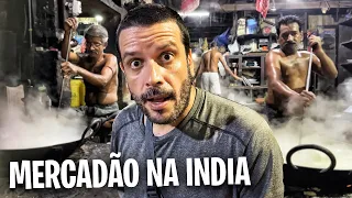 COMO É UM MERCADÃO DE CARNES NA INDIA 🇮🇳