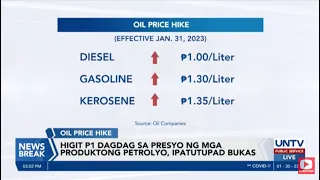 UNTV News Break: January 30, 2023 | 3:00 PM