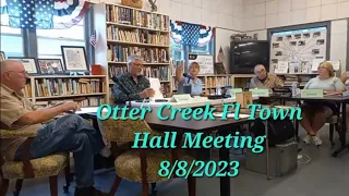 Pt2 Otter Creek Fl Town Hall Meeting Gets Out Of Hand! 🤦‍♂️ 8/8/2024 This Just Crazy 🤪