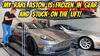 My Aston Martin Vanquish has BRICKED itself and is stuck on my fancy car lift!