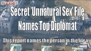 Secret 'Unnatural Sex' File Names Top Diplomat [subtitled]