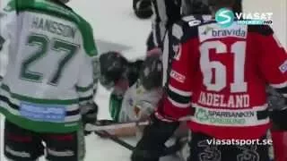 DAVE LIFFITON VS ALMEN BIBIC HOCKEYALLSVENSKAN