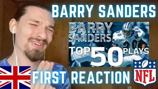 FIRST TIME REACTING to BARRY SANDERS NFL Highlights