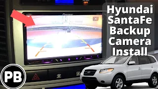 2007 - 2012 Hyundai Santa Fe Backup Camera Install