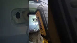 Audi q7 rear bumper light removal