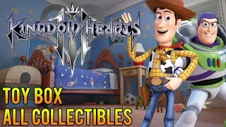 Ⓜ Kingdom Hearts 3 ▸Toy Box 100% All Collectibles (Treasures & Lucky Emblems)