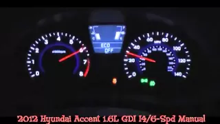 2012 Hyundai Accent 0-60 MPH