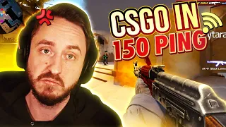 How it feels to play CS:GO on 150 ping... (feat. stewie2k)