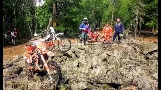 Эндуро маршрут по бурятскому кедрачу на горе "Синяя"