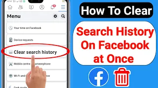 How To Delete Facebook Search history (2023) | How To Clear Facebook Search History in One Click