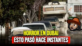 ULTIMO MINUTO! DUBAI BAJO EL AGUA, INUNDACION HISTORICA! TODO SE DERRUMBA