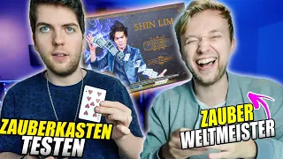 ZAUBER-WELTMEISTER & ich TESTEN den Shin Lim ZAUBERKASTEN!