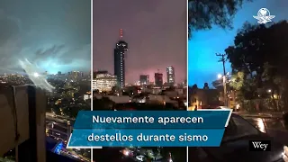 Luces en el cielo y pánico; así se vivió el sismo de magnitud 7.1 en la CDMX