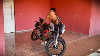 BRUTINHO ACABOU COM O MOTOR DA SUA MOTO E FICA MUITO REVOLTADO