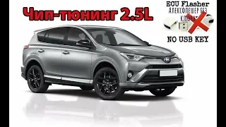 Rav4 2.5 прошивка Алекс флешером (отлом без ключа)