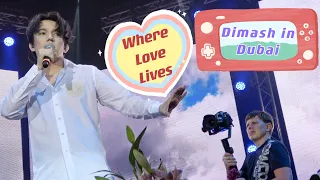 [Fancam 4K] Dimash Димаш - Where Love Lives | Igor Krutoy Jubilee Concert in Dubai