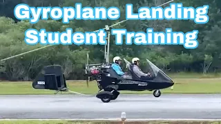 Gyrocopter Landings With Student At Tampa Florida