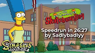 The Simpsons: Skateboarding by SadlyBadlyy in 26:27 - Tony Hawks Pro Skater Marathon 4