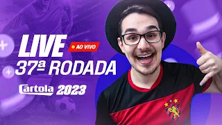 LIVE DICAS #37 RODADA | CARTOLA FC 2023 | PENÚLTIMA MITADA DO ANO?