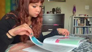 ASMR page turning and squeezing