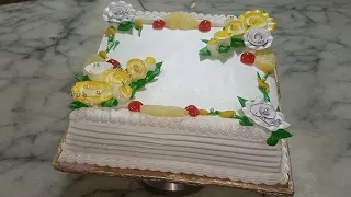 HappyBirthday Cake Recipe|سالگرہ کا کیک بنانے کا آسان طریقہ|Disco Bakery  kararci Recipe by Tahir