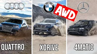 Audi Quattro vs. BMW xDrive vs. Mercedes 4Matic – AWD – What’s the Difference?