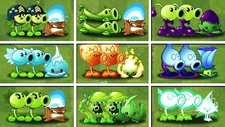 Every 2 PEA & MINT Plants Battlez - Who WIll Win? - PvZ 2 Team Plant vs Team Plant