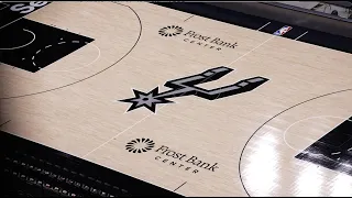 San Antonio Spurs Unveil New Frost Bank Center Court