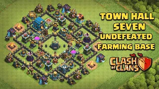 Undefeated Town Hall 7 (TH 7) Farming Base Anti Dark Elixir!! [ TH7 Defense ] -Clash Of Clans | 2020