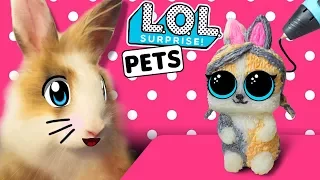 DOLL LOL RABBIT, BUFFY, and CAT BABY! our LOL PETS ! LOL SURPRISE 3D PEN! TOYS