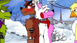 foxy x mangle. мангл и фокси (анимация) (#1)