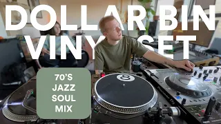 Dollar Bin Discoveries | All Vinyl DJ Set | 70s Jazz & Soul Mix | Episode 1