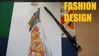 Fashion Design using Watercolor