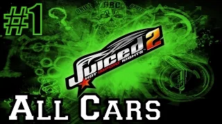 Juiced 2 HIN | All Cars Presentation | Part 1 | 1-20