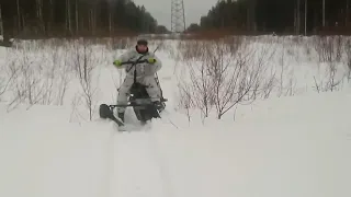 На охоту на мотособаки