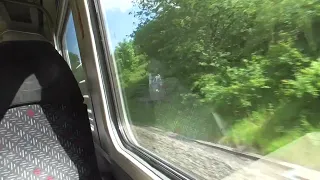 A Train Ride on Transport for Wales Class 158834-158824 from Shrewsbury to Wellington (Shropshire)
