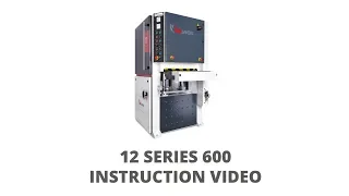 Timesavers 12 series 600 Machine operating instruction video