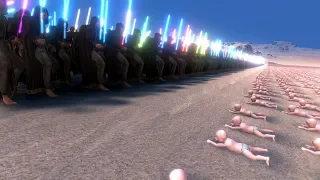 100 JEDI vs 20000 BABIES - Ultimate Epic Battle Simulator