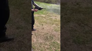homemade 45 cal SMG from scrap