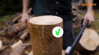 Как правильно колоть дрова? - Рекомендации от Fiskars