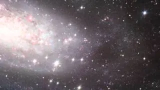 Panning Across Spiral Galaxy NGC 3621  HD 720p