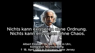 Zitate von Albert Einstein über das Chaos