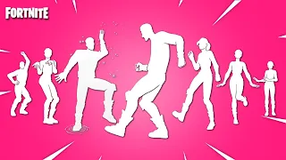 All Popular Fortnite Dances & Emotes! (Jubi Slide, Rain Check, Reaper's Showtime, Interstellar Bass)