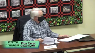 North Hudson Plan Commission October 21, 2020