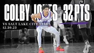 Colby Jones CAREER HIGH 32 PTS vs Salt Lake City Stars 12.30.23 | Stockton Kings Highlights