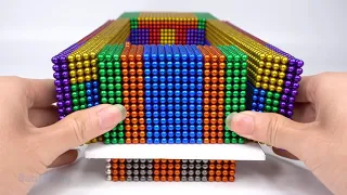 DIY   How To Make Amazing Police Car From Magnetic Balls Satisfying   Manget Satisfying