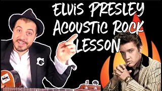 ELVIS PRESLEY (That's All Right Mama) - ROCK Acoustic tutorial + NEW GENERIC!