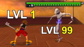 Kingdom Hearts 2 but EVERY ENEMY IS LVL 99